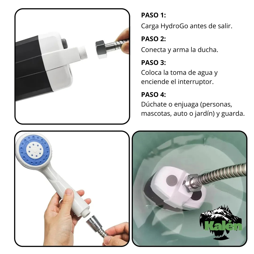 HydroGo - Ducha Portatil para Camping