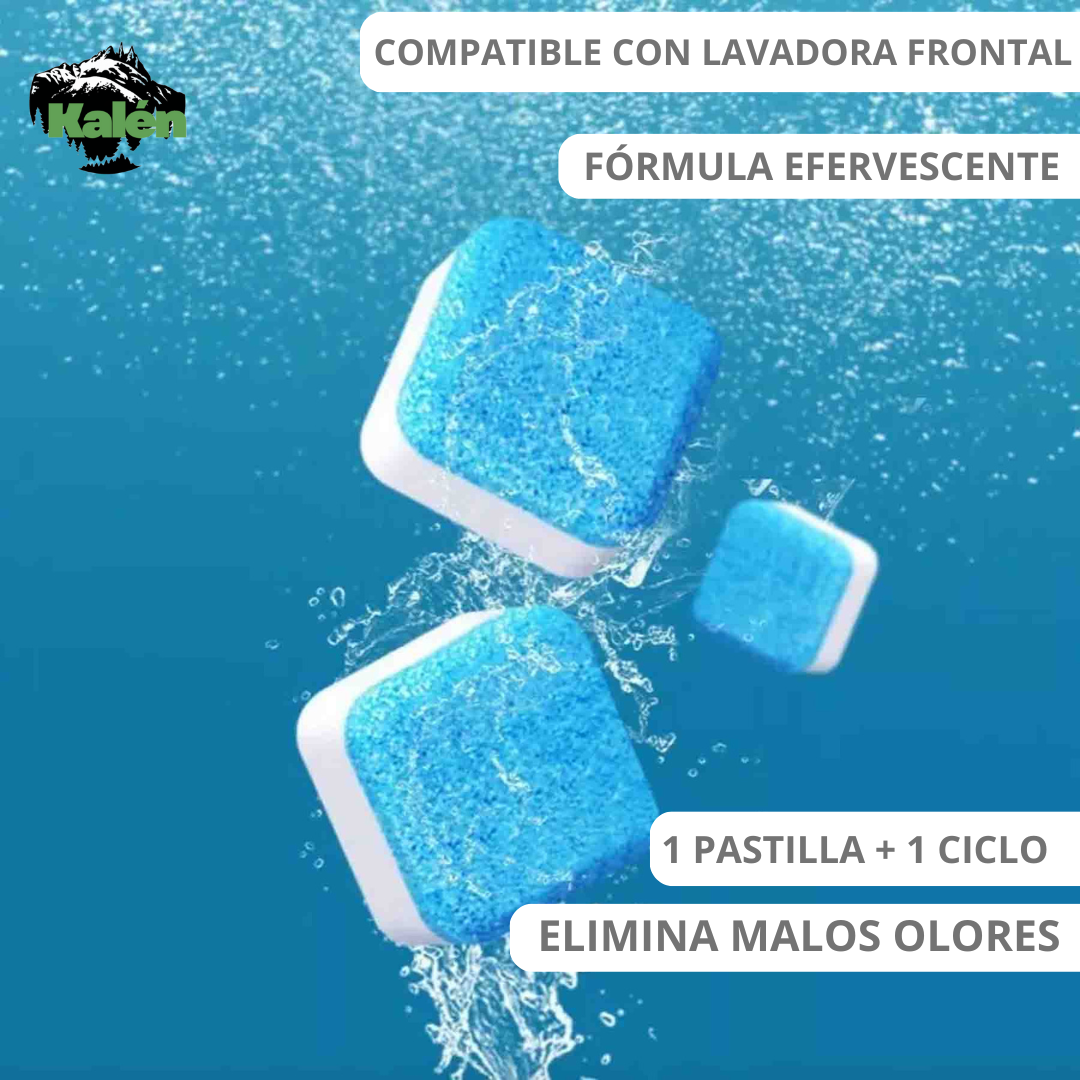CicloZero™ Pastillas Limpiadoras Para Lavadoras (1 caja 12 unidades)