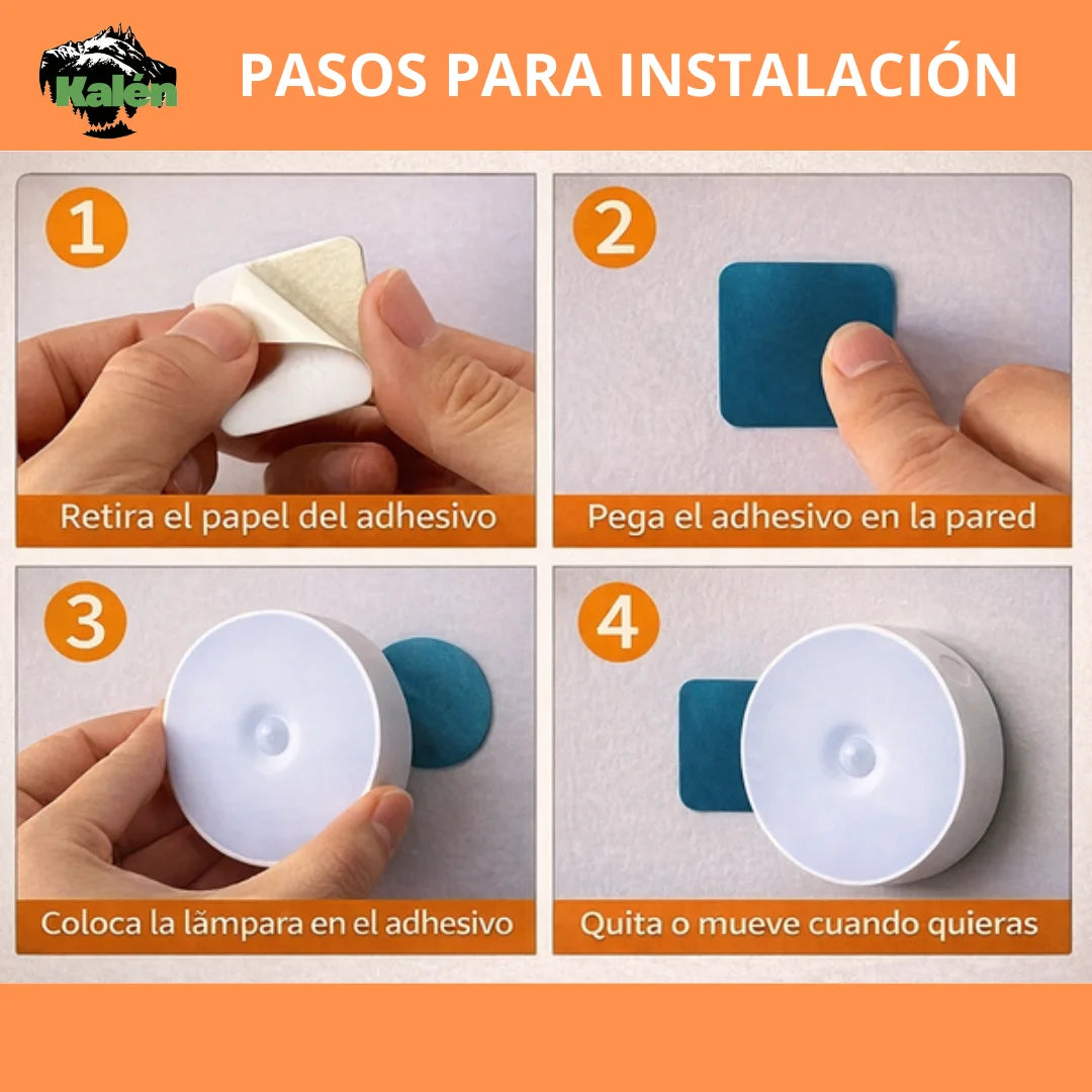 EcoSense - Luz LED con Sensor de Movimiento (Pack 3uni)