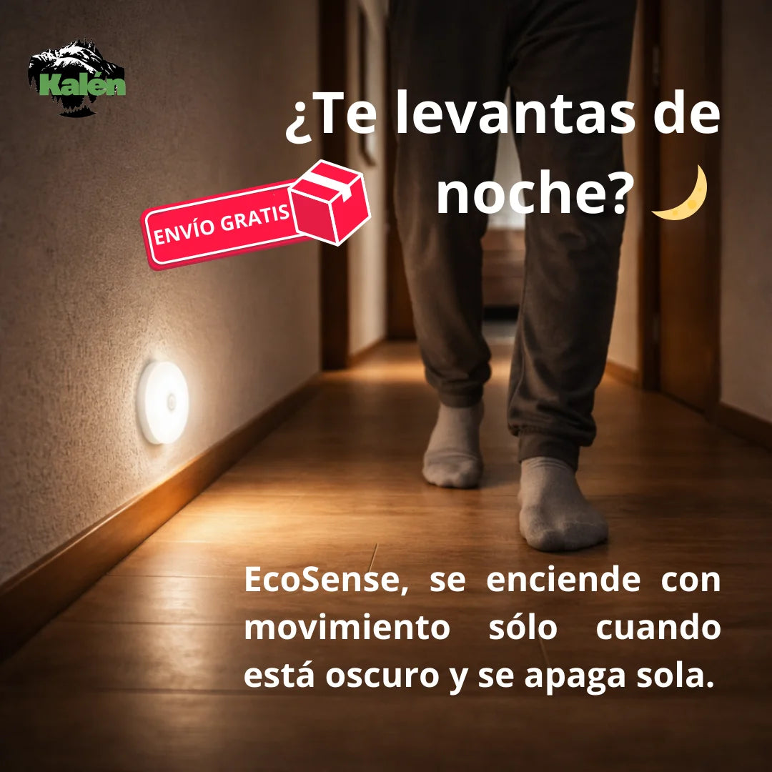 EcoSense - Luz LED con Sensor de Movimiento (Pack 3uni)