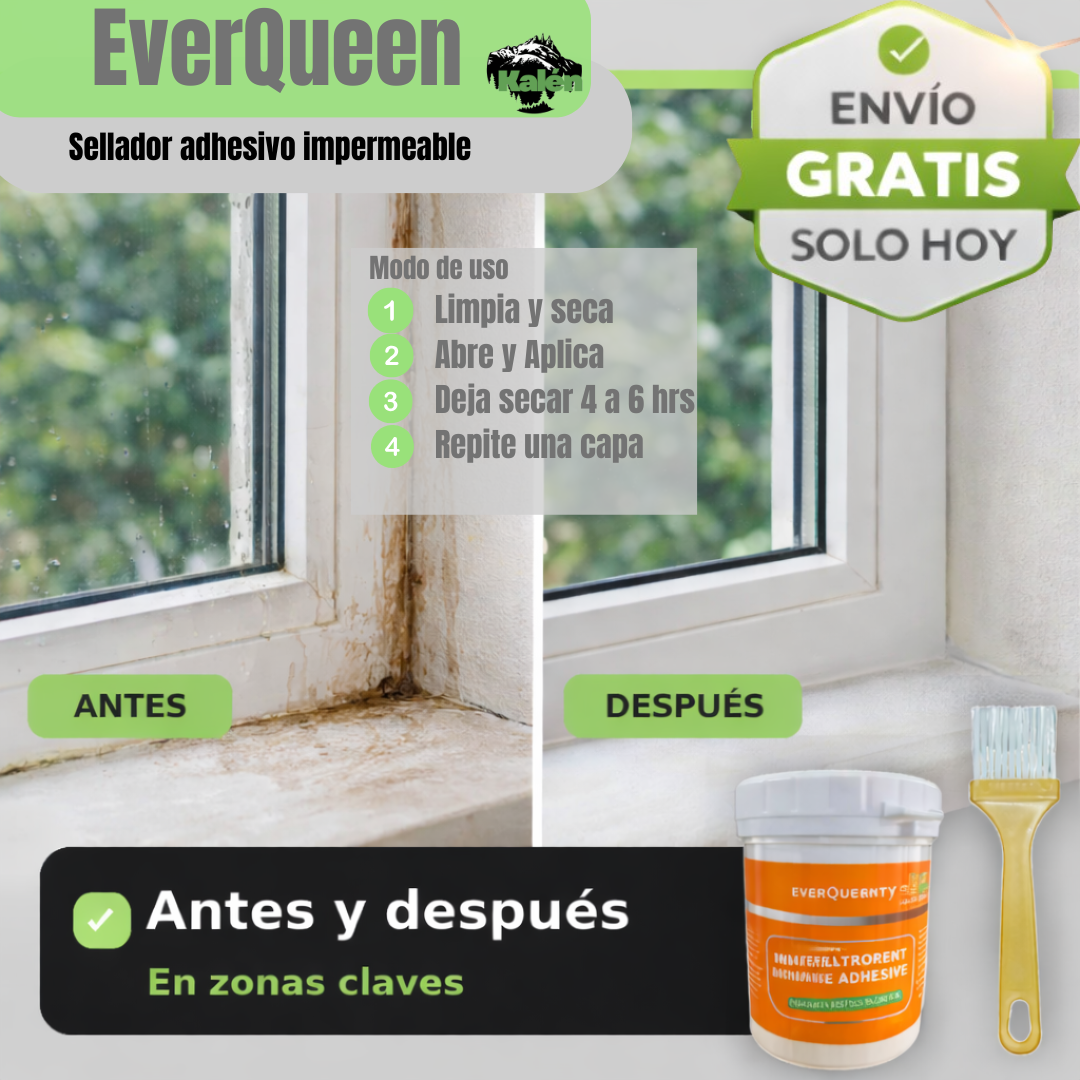 Sellador Adhesivo Impermeable EverQueen 300g